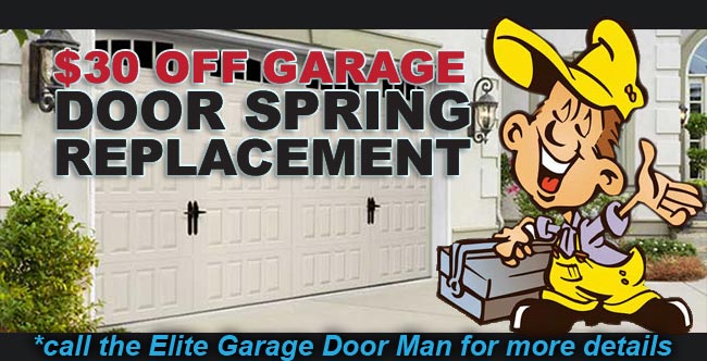 $30 Off Garage Door Spring Replacement